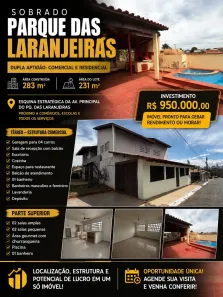 com 4 Quartos à venda, 283m² no Parque das Laranjeiras, Goiânia