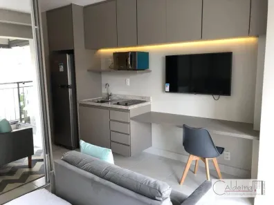 Apartamento com 1 Quarto para alugar, 25m² no Indianópolis, São Paulo