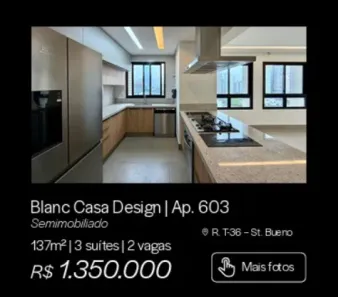 Apartamento com 3 Quartos à venda, 137m² no Setor Bueno, Goiânia