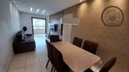 Apartamento com 2 Quartos para alugar, 90m² no Guilhermina, Praia Grande