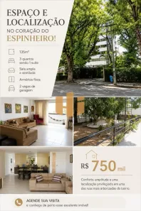 Apartamento com 3 Quartos à venda, 135m² no Graças, Recife