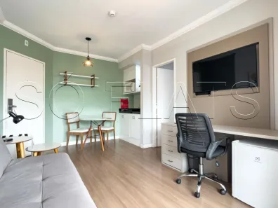 Flat com 1 Quarto à venda, 33m² no Indianópolis, São Paulo
