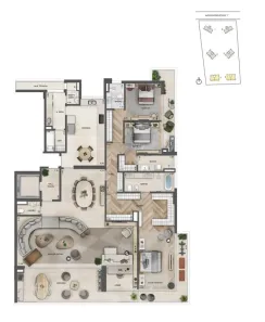 Apartamento com 4 Quartos à venda, 268m² no Barra da Tijuca, Rio de Janeiro