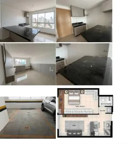 Apartamento com 1 Quarto à venda, 45m² no Setor Marista, Goiânia