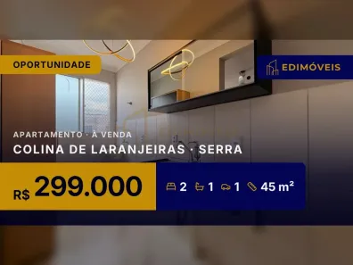 Apartamento com 2 Quartos à venda, 45m² no Colina de Laranjeiras, Serra