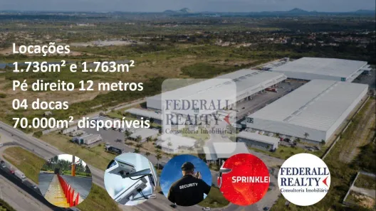 Galpão/Depósito/Armazém para alugar, 3473m² no Ancuri, Fortaleza