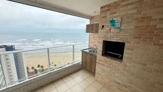 Apartamento com 2 Quartos para alugar, 70m² no Mirim, Praia Grande