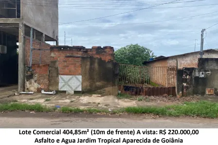 Lote/Terreno à venda, 404m² no Jardim Tropical, Aparecida de Goiânia