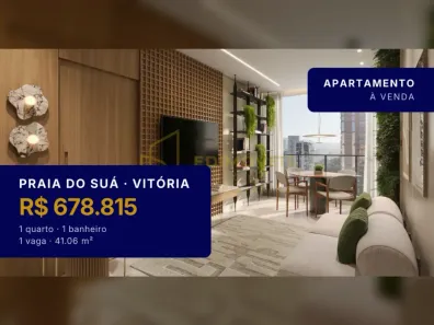 Apartamento com 1 Quarto à venda, 41m² no Praia do Suá, Vitória