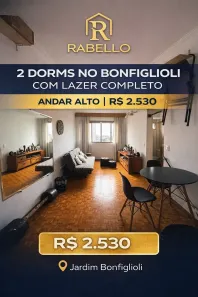 Apartamento com 2 Quartos para alugar, 64m² no Jardim Bonfiglioli, São Paulo