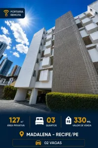 Apartamento com 3 Quartos à venda, 127m² no Madalena, Recife