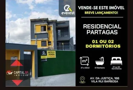 Apartamento com 1 Quarto à venda, 27m² no Vila Rui Barbosa, São Paulo
