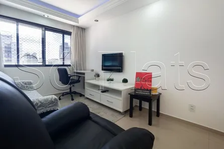 Flat com 1 Quarto para alugar, 43m² no Moema, São Paulo