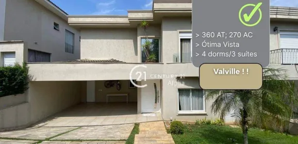 Casa de Condomínio com 4 Quartos à venda, 270m² no Alphaville, Santana de Parnaíba