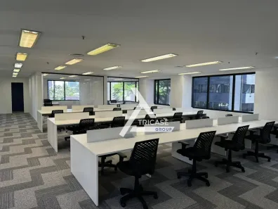 Sala Comercial para alugar, 223m² no Cidade Monções, São Paulo