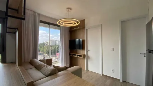 Apartamento com 1 Quarto para alugar, 37m² no Santo Amaro, São Paulo