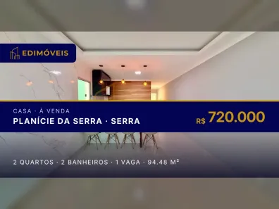Casa com 2 Quartos à venda, 94m² no Planície da Serra, Serra