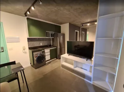 Apartamento com 1 Quarto para alugar, 33m² no Santo Amaro, São Paulo
