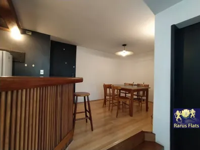 Flat com 1 Quarto para alugar, 48m² no Cidade Monções, São Paulo