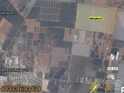 Lote/Terreno à venda, 960000m² no Setor Aeroporto (Barrolândia), Planaltina