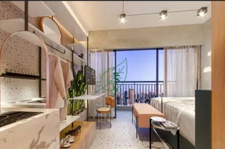 Apartamento com 1 Quarto à venda, 41m² no Santo Amaro, São Paulo