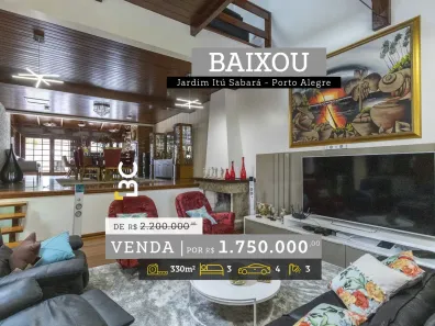 Casa com 3 Quartos à venda, 330m² no Jardim Itu, Porto Alegre