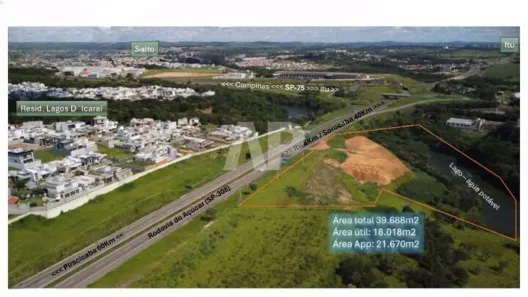 Lote/Terreno à venda, 29688m² no Distrito Industrial II, Salto