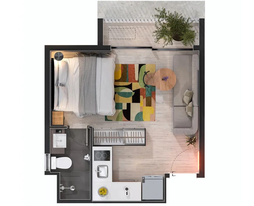 METROWAY VILA CLEMENTINO - APARTAMENTOS no Vila Clementino, São Paulo