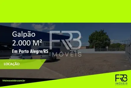 Galpão/Depósito/Armazém para alugar, 2000m² no Anchieta, Porto Alegre