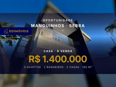 Casa com 3 Quartos à venda, 180m² no Manguinhos, Serra