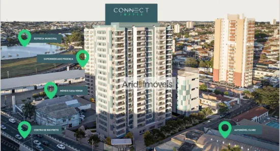Apartamento com 2 Quartos à venda, 58m² no Centro, São José do Rio Preto