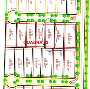 Lote/Terreno à venda, 524m² no Luar da Barra, Barra dos Coqueiros