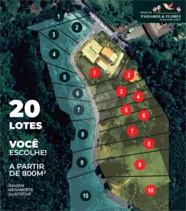 Lote/Terreno à venda, 847m² no Vila São José, Embu-Guaçu