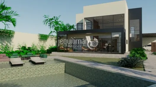 Casa de Condomínio com 5 Quartos à venda, 285m² no Balneário Praia do Pernambuco, Guarujá