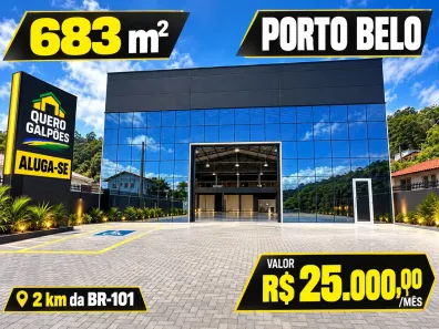 Galpão/Depósito/Armazém para alugar, 683m² no , Porto Belo