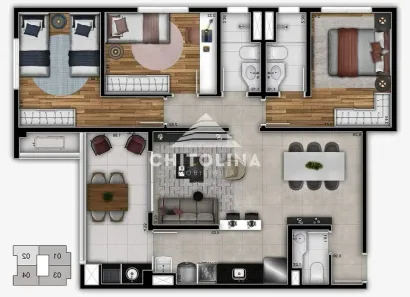 Apartamento com 3 Quartos à venda, 84m² no Centro, Itapetininga