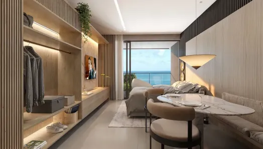 Apartamento com 1 Quarto à venda, 35m² no Ponta Verde, Maceió