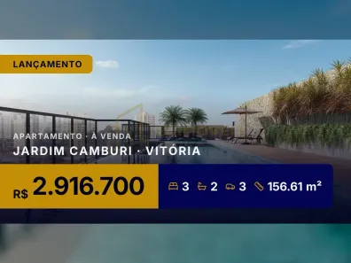 Apartamento com 3 Quartos à venda, 156m² no Jardim Camburi, Vitória