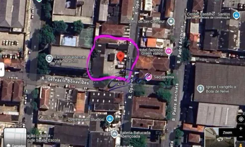 Lote/Terreno à venda, 1054m² no Macuco, Santos