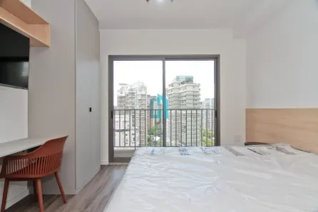 Apartamento com 1 Quarto para alugar, 24m² no Vila Nova Conceição, São Paulo