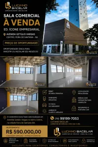 Consultório à venda, 65m² no Centro, Feira de Santana