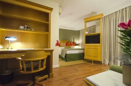 Flat com 1 Quarto à venda, 30m² no Indianópolis, São Paulo