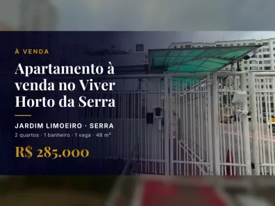 Apartamento com 2 Quartos à venda, 48m² no Jardim Limoeiro, Serra