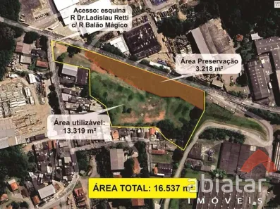 Lote/Terreno à venda, 16537m² no Parque Alexandre, Cotia