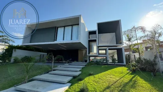 Casa de Condomínio com 5 Quartos à venda, 580m² no Busca Vida (Abrantes), Camaçari