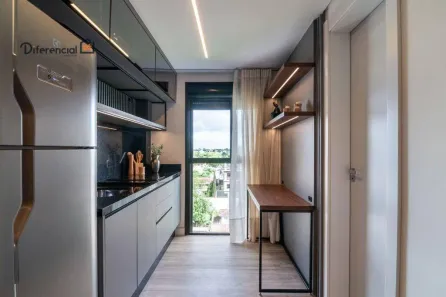 Apartamento com 1 Quarto para venda ou aluguel, 20m² no Guaíra, Curitiba