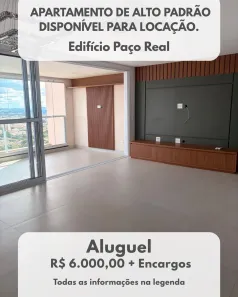 Apartamento com 1 Quarto para alugar, 151m² no Jardim Esplanada, Presidente Prudente