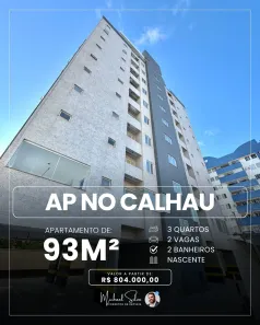 Apartamento com 3 Quartos à venda, 93m² no Calhau, São Luís