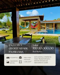 Casa com 4 Quartos à venda, 200m² no Jardim, Paracuru