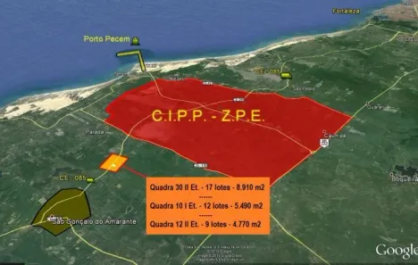 Lote/Terreno à venda, 7927m² no , São Gonçalo do Amarante